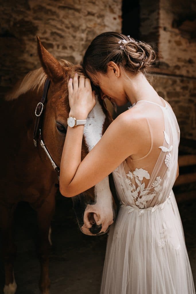 Braut mit Pferd Schliengen Mauchen